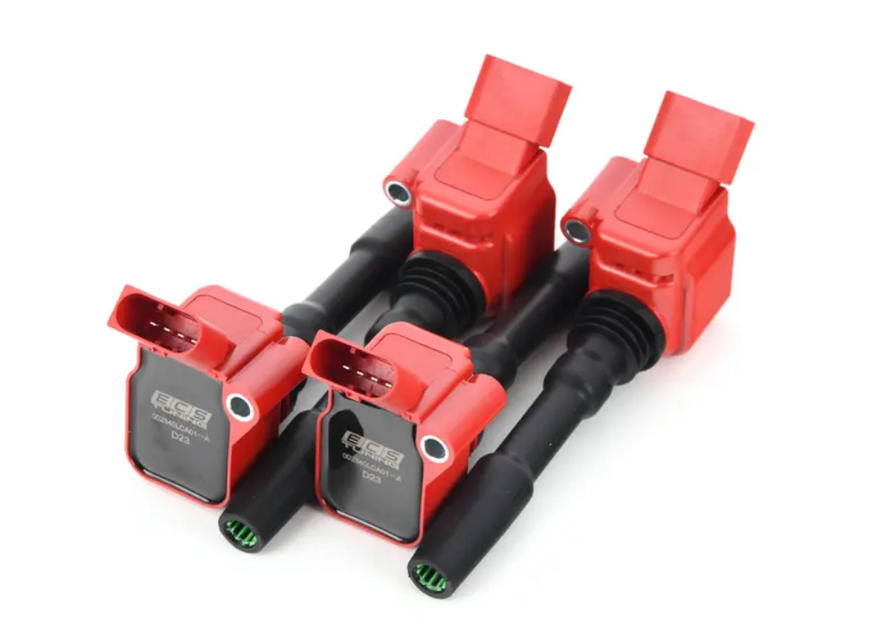 ECS Performance Ignition Coils - Red - Set Of Four ES4686051
