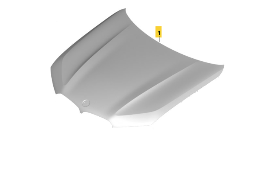 Hood BMW X5 G05 41007492375